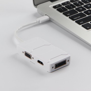 Type-C轉換器拓展華為MateBook/E擴展塢12英寸二合一平板筆記本電腦VGA/HDMI/DVI轉接頭連接投影儀電視顯示器