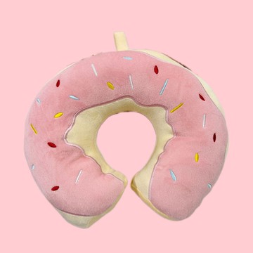 臺灣/✨u型枕 U枕 u型枕記憶枕 /網紅創意禮品甜甜圈u型枕卡通u形PP棉頸枕便攜脖子辦公午睡頸枕