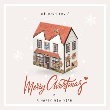 🚚快速出貨【英國糖果屋】🔔甜蜜聖誕🎁Dana Kubick 莊園小屋糖果禮盒 ( 英國糖迷你包2包入 )