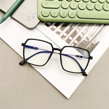 韓版方形防藍光平光鏡TR超輕近視鏡框女素顏鏡 可配近視