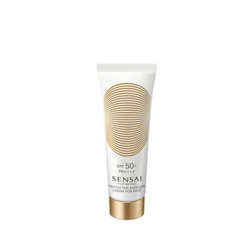 日本 SENSAI 絲柔防曬修護霜 50mL SPF50+ PA++++ 曬傷 光老化 水潤 柔滑 肌膚彈性 光澤