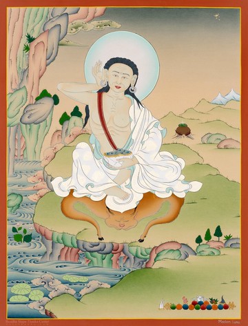 米拉日巴唐卡畫作 | 手工製作的西藏藝術  助力精神啟迪