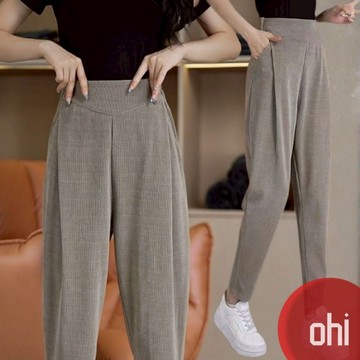 【ohi】大碼休閒鐮刀褲 哈倫褲 小腳褲 秋冬休閒褲 長褲女 女生褲子 休閒長褲 女生長褲 GPXK36