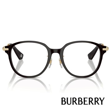 BURBERRY 光學眼鏡 B2412D 3001-52mm 波士頓圓框 - 金橘眼鏡