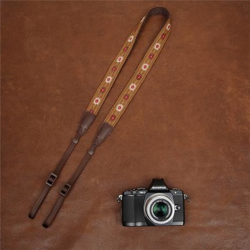 cam-in 繡花系列專業相機背帶 通用接口 cam8415