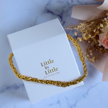 聖誕快樂【Little by Little 樂堂奇創】認真小食屋(珍珠白提繩款)