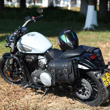 電動車摩托車改裝復古通用型邊包邊箱馬鞍包側邊包騎士包防水掛包