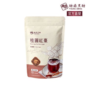 糖鼎黑糖 桂圓紅棗 黑糖/黑糖磚x1(30g x13顆/包)_任選