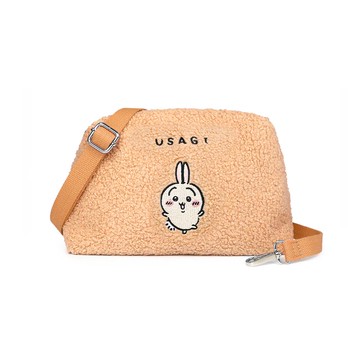 吉伊卡哇 絨毛斜背包 兔兔