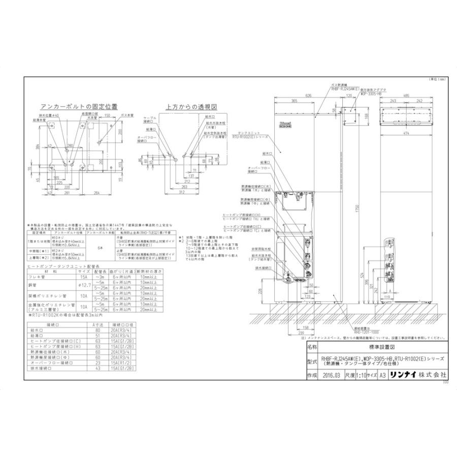 WOP-3305-HB】 《KJK》 リンナイ 側方排気アダプタ ωα0 通販 LINEポイント最大0.5%GET LINEショッピング