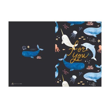 辛蒂啾 鯨魚大卡-FOR YOU