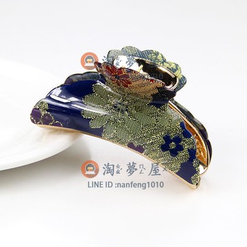 髮夾買二送一韓版亞克力豹紋頭飾品髮夾簡約大號抓夾中號盤發抓發飾女【淘夢屋】