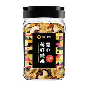 🧨新年備好禮【堅果85折】起▶️罐裝開心莓好纖果330G 每日優果｜罐裝堅果系列，任兩罐【加贈】品牌提袋🎁