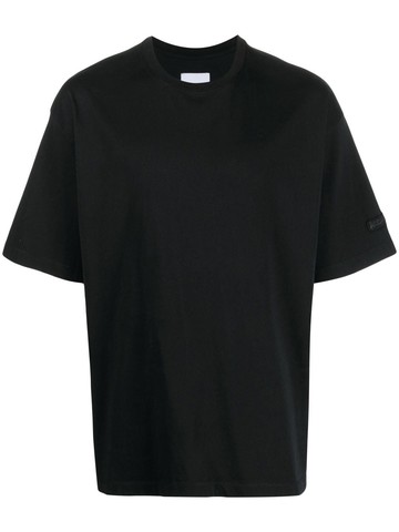 Philippe Model Paris - embroidered-logo short-sleeve t-shirt - men - Cotton - M - Black