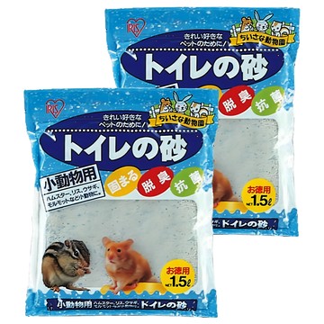 IRIS OHYAMA 愛麗思歐雅瑪 小動物用礦砂  1.5L  2包