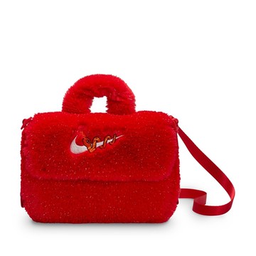 NIKE 側背包 童包 斜背包 小包 隨身小包 CNY新年 Y NK FX FUR CROSSBODY-CNY 2025 紅 HV6119-657