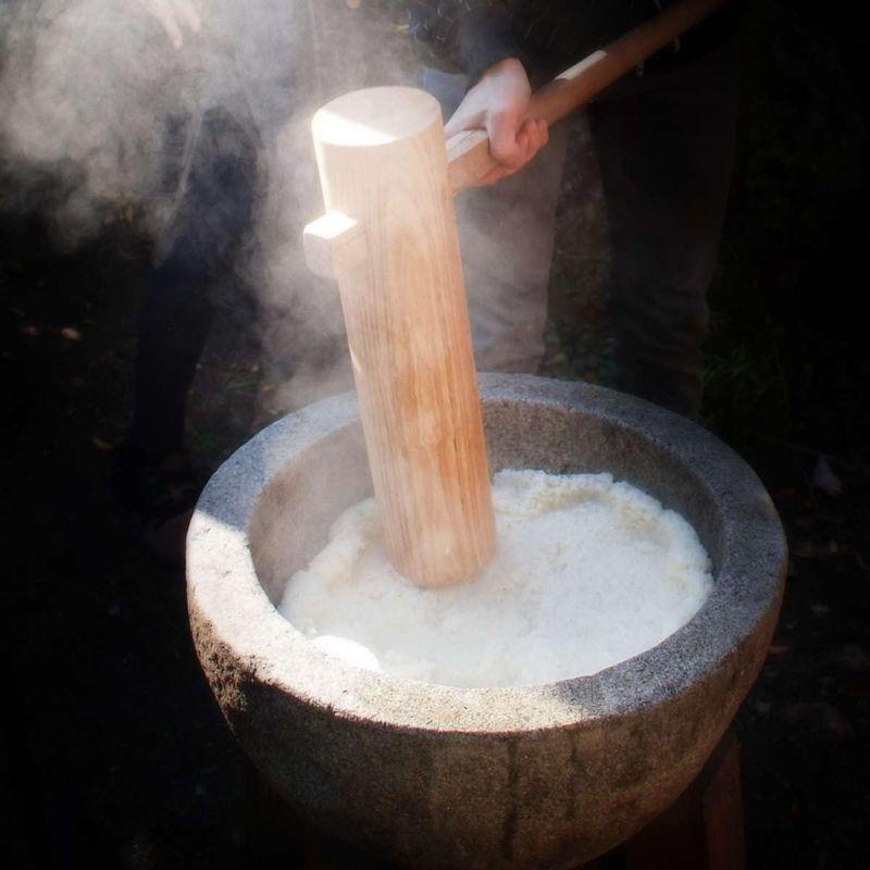 餅 もち 国産 総量1.7kg 新潟産 杵つき餅 彩りセットー白餅350g、草餅350g、紫蘇餅350g、豆餅350g、スティック餅200g