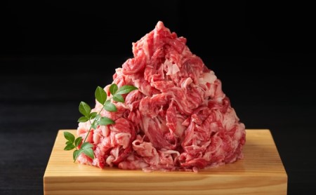 定期便 3ヶ月 牛肉 A4～A5 博多和牛 切り落とし 1000g 500g×2p 黒毛和牛 肩ロース 赤身 バラ カルビ 小分け 大好評につき継続！3回 配送不可：離島