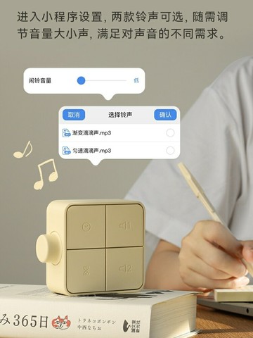 鬧鐘 電子鬧鐘 MUID方塊小鬧鐘簡約夜光靜音床頭充電學生用迷你led時鐘燈多功能【夏沐生活】