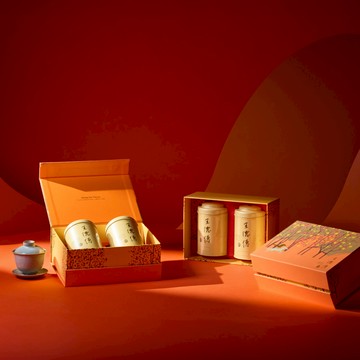 【2026新春馳心禮盒】阿里山高山金萱烏龍120g+迎香安尚烏龍120g-王德傳