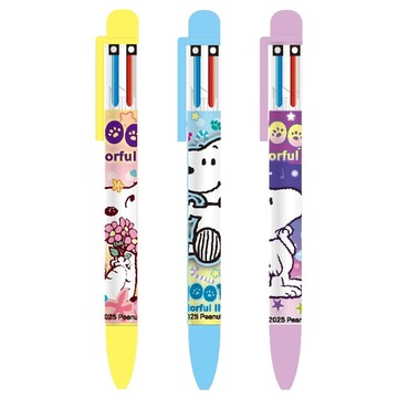 SNOOPY(繽紛系列)6色筆(款式隨機出貨)