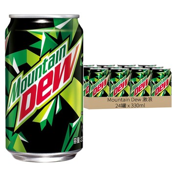 Mountain Dew 激浪 汽水  330ml  24罐