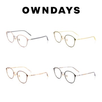 OWNDAYS Graph Belle系列 \t方型都會知性款光學眼鏡 GB1030B-1S