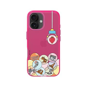iPhone 16 Clear 粉漾桃 - 湯姆貓與傑利鼠 Tom and Jerry - 娃娃機