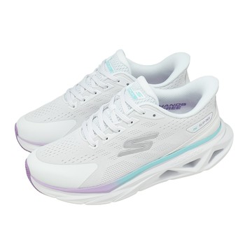 [ACS] Skechers 慢跑鞋 Glide-Step Vortex Slip-Ins 寬楦 女鞋 白 129825WWMLT