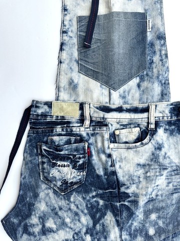 【永續改造】REHOW 設計師工作服/圍裙_REMAKE限量商品(雪花藍)