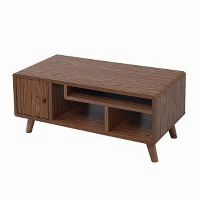 デザイン家具調 テレビ台/テレビボード 〔ブラウン 幅80cm〕 扉付き収納 脚付き 『Pico series』 〔リビング〕 〔送料無料〕