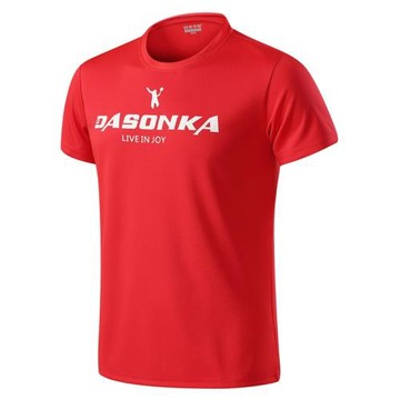 單雙號DASONKA男子速干羽毛球服網球衣乒乓球服抗黏身運動衫