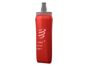 《Compressport 瑞士》ERGOFLASK 500ML HANDHELD 手握軟水壺500ml(紅)