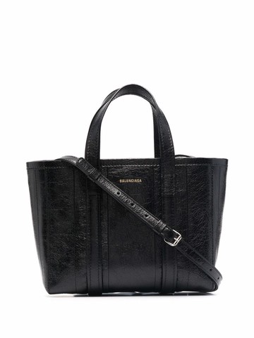 Balenciaga - East-West Shopper tote bag - women - Lamb Skin - One Size - Black