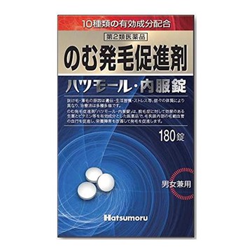 [第 2 類藥物] Hatsumol 口服錠劑，頭髮生長促進劑，男女通用，180 片，田村治正堂