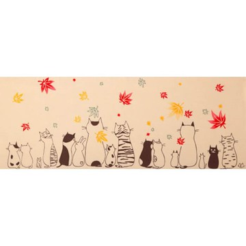 京都手拭巾-貓咪家族(秋)