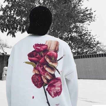 握不住的愛原創tattoo紋身師風格小眾潮牌衛衣情侶裝男女款山本風