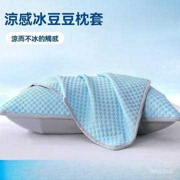 涼感枕頭套 48*74CM 學生枕套 防口水枕套 枕頭保潔墊 防汗液防發黃枕頭套 鋪棉枕套 枕芯保護套