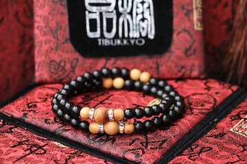 精品印尼料椰蒂手珠 6mm圓珠 崖柏隔珠 手鍊 佛珠 菩提子 飾品