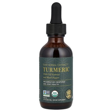 Global Healing, 未加工草本提取物，薑黃，2 液量盎司（59.2 毫升）