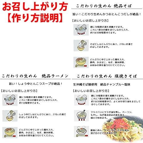 沖縄こだわりの生麺５種食べ比べセット 沖縄 人気 琉球料理 定番 土産