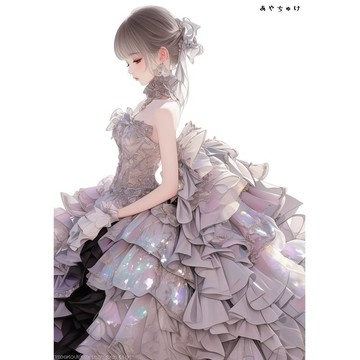 【3 月新品 1】07-117-0114 人物貼紙 晶透感裝飾