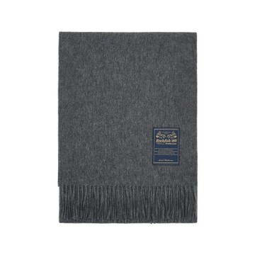 韓國 Rockfish Weatherwear CLASSIC WOOL SCARF SOLID 純色羊毛圍巾 深灰色 DARK GREY