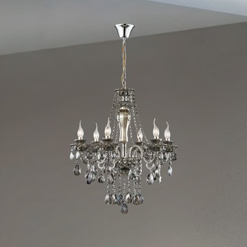 鐵藝電鍍水晶吊燈 F85-09-K0502