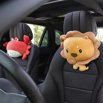 半島良品 Q版卡通汽車座椅舒適頸枕 / 共2款 (車用 舒適好眠 )