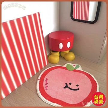 【異形可愛甜甜圈】仿羊絨地毯 柔軟舒適 ins風 客廳地毯 房間地毯 臥室床邊毯 小地毯 房間地墊 客廳地墊 甜甜圈地毯