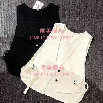 馬甲背心大碼時尚寬鬆洋氣顯瘦西裝休閒系帶馬甲短款遮肉上衣女【聚寶屋】