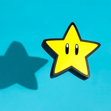 Paladone UK Nintendo 任天堂 超級瑪利歐 無敵星星 / 超級蘑菇 3D造型音效小夜燈