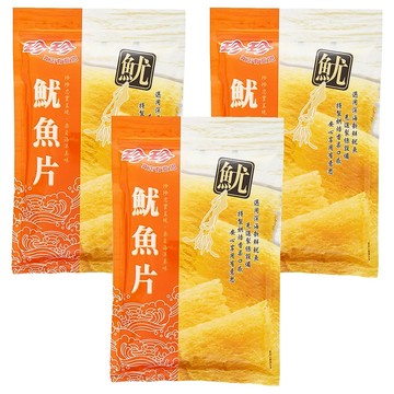 珍珍 魷魚片  80g  3包