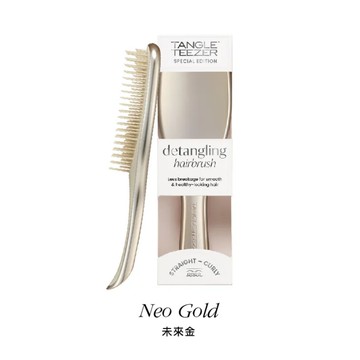 【廠商直送】Tangle Teezer王妃梳英倫手握梳Chrome未來金-中